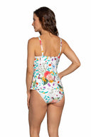 Jantzen Sunrise Blush Audrey Draped Tankini back