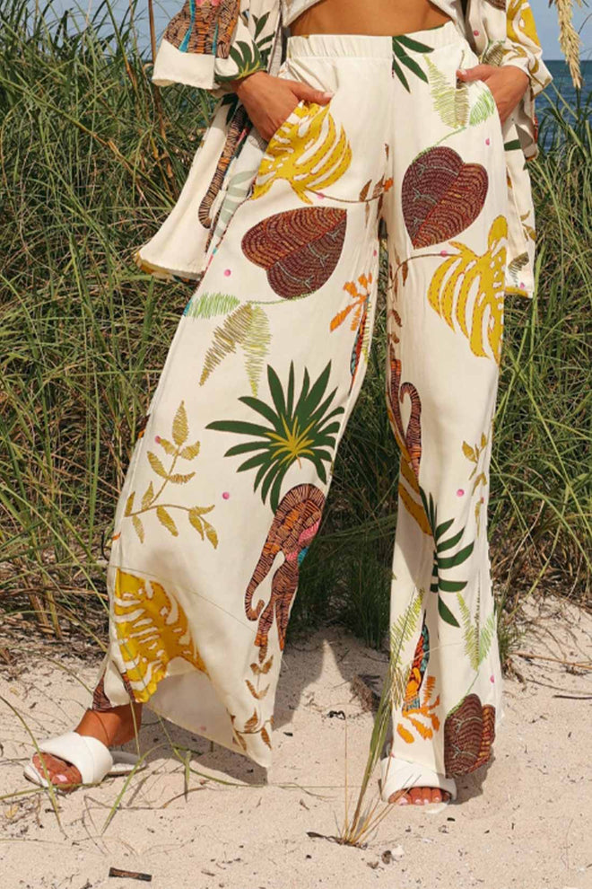 Fiory Tailandia Printed Pants