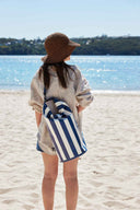 Dock and Bay Whitsunday Blue Waterproof Dry Bag 20L lifestyle