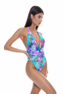 Lulifama Treasure Halter One Piece side