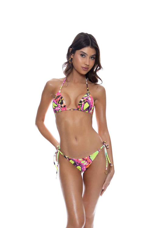 Lulifama Flutter Triangle Bikini Set front