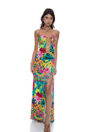 Lulifama Wild Blooms Maxi Dress front