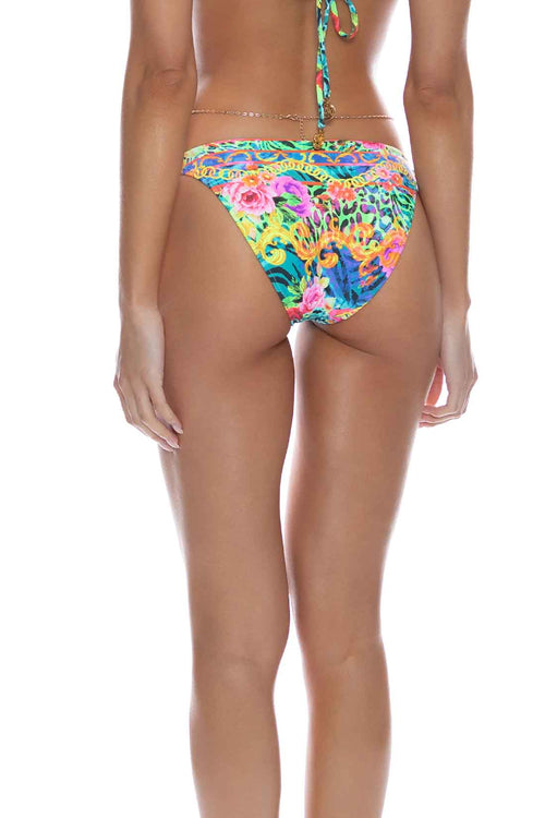 Lulifama Wild Blooms Looped Bikini Set back