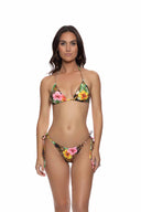 Lulifama Visions of Paradise Triangle Bikini Set front