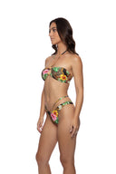 Lulifama Visions of Paradise Bandeau Bikini Set side