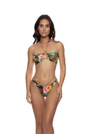 Lulifama Visions of Paradise Bandeau Bikini Set front