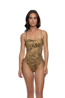 Lulifama Safari Sunsets One Piece front