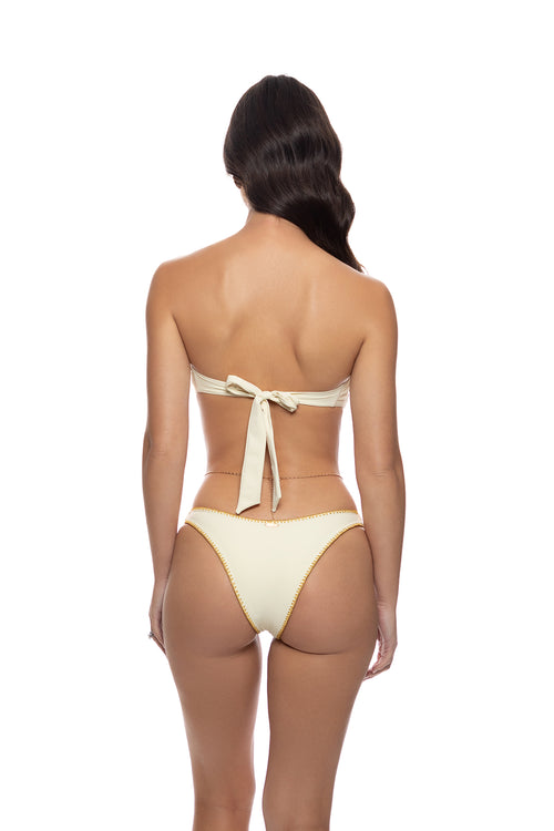 Lulifama Luxe Stitch Bandeau Bikini Set back