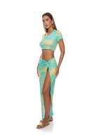 Lulifama Savage Essence Maxi Skirt side