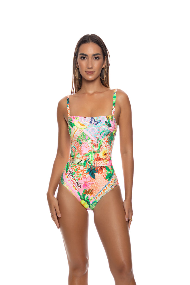 Lulifama Opulent Eden Square One Piece front