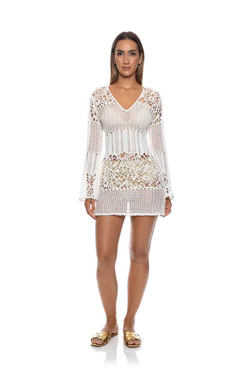 Lulifama Day to Night Ivory Mini Dress