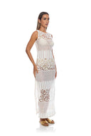 Lulifama Day to Night Ivory Maxi Dress side