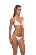 Lulifama Sweet Love White Bikini Set side