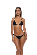 Lulifama Gilded Butterfly Triangle Bikini Set front