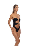 Lulifama Gilded Butterfly Cutout One Piece side