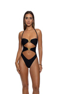 Lulifama Gilded Butterfly Cutout One Piece
