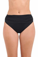 La Blanca Island Goddess Black Tankini Set bottom detail