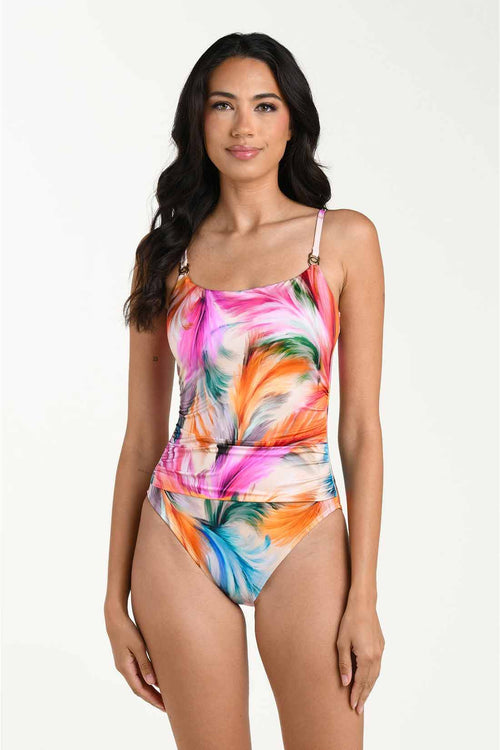 La Blanca Feathered Impressions One Piece