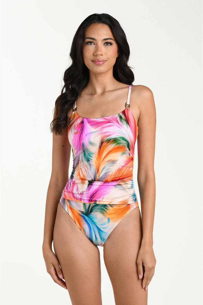 La Blanca Feathered Impressions One Piece