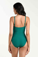 La Blanca Jungle Textured Lingerie One Piece back
