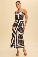 Pacifica Black Tube Midi Dress