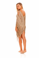 Milonga Gold Fringes Coverup back