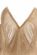 Milonga Gold Fringes Coverup detail