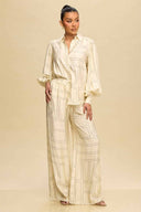 Butter Abstract Pants Set