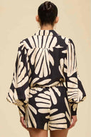 Palms Long Sleeve Short Set back