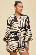 Palms Long Sleeve Short Set