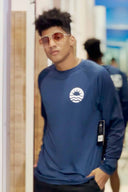 Navy Summer Long Sleeve Rashguard