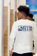White Summer Long Sleeve Rashguard back