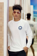 White Summer Long Sleeve Rashguard