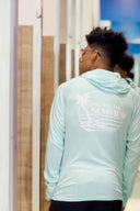 Aqua UV Hooded Long Sleeve Rashguard back