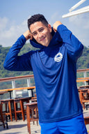 Navy UV Hooded Long Sleeve Rashguard