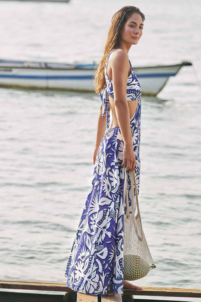 Chamela Ondina Maxi Dress side