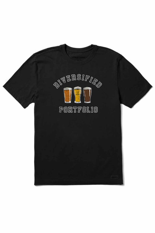 Life is Good Diversified Portfolio Beer T Shirt