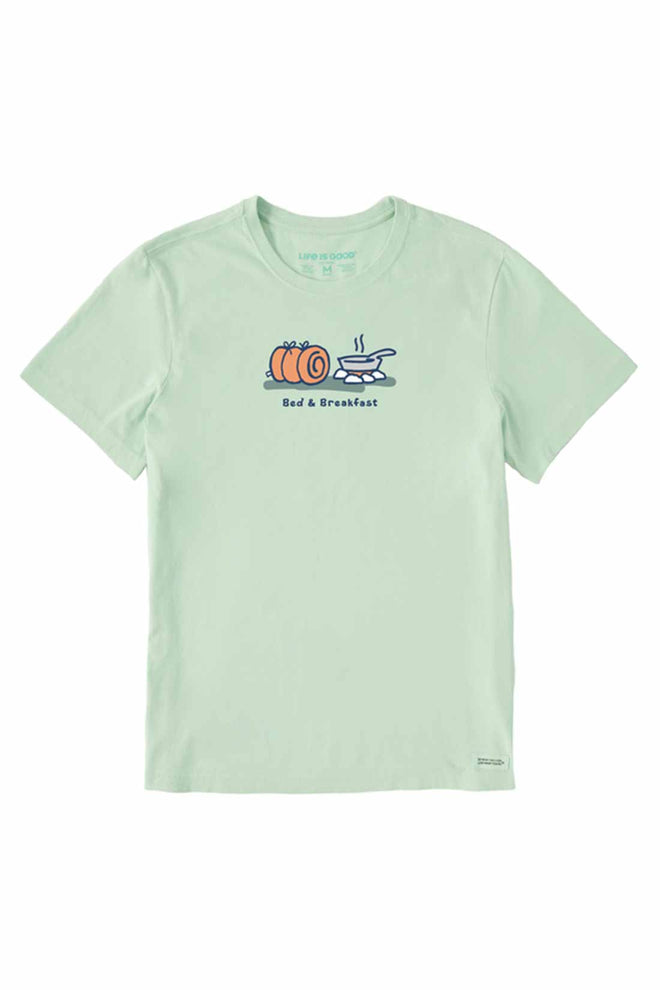 Life is Good Bed and Breakfast Camping T Shirt