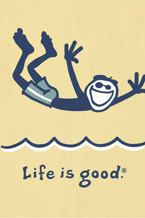 Life is Good Big Kid Crusher T Shirt detail