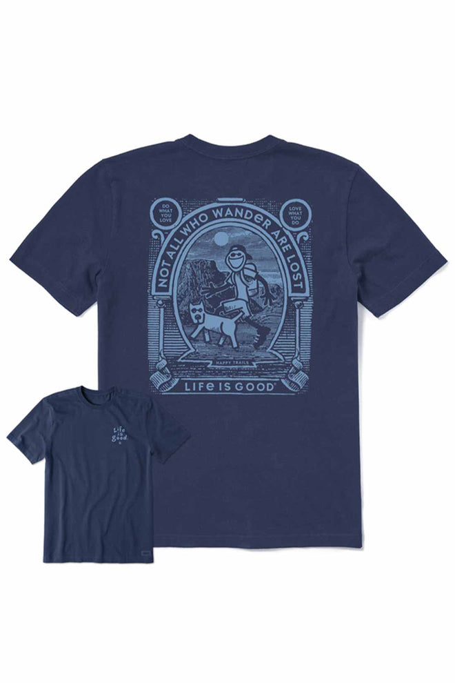 Life is Good Hiking Wanderers T Shirt