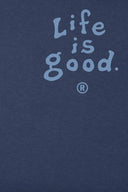 Life is Good Hiking Wanderers T Shirt front detail