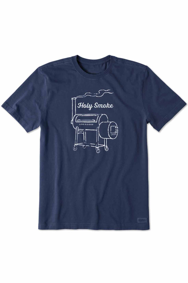 Life is Good Holy Smoke Smoker T Shirt