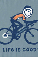 Life is Good Jake Bike Crusher T Shirt detail