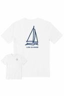 Life is Good Sailboat Crusher T Shirt