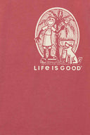 Life is Good Retro Chillin and Grillin T Shirt front