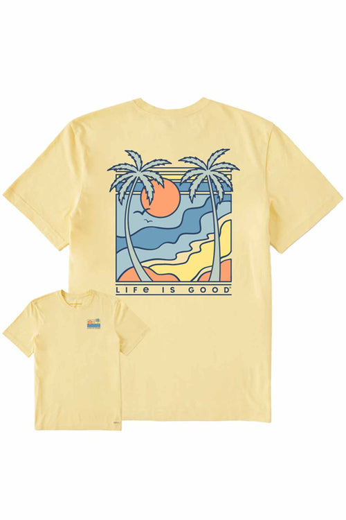 Life is Good Retro Palms Scene T Shirt