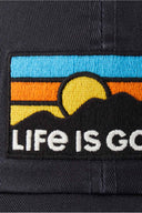 Life is Good Mountain Patch Chill Cap detail