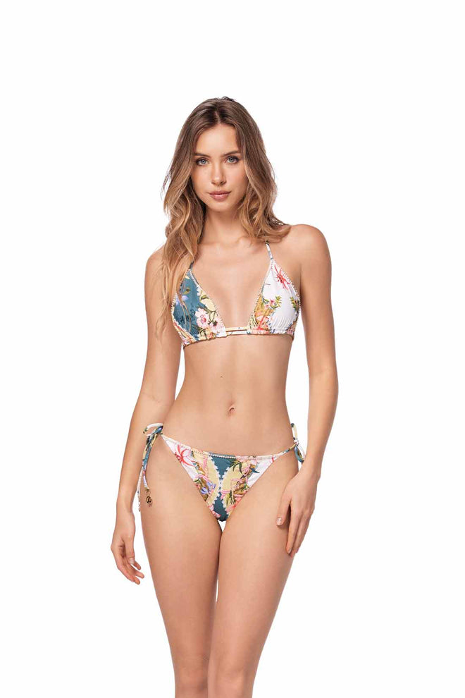 Ola Azul April Gaby Garden Bikini Set front