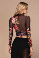 Ola Azul Emily Bloom Top back