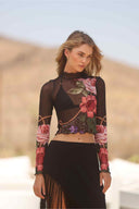 Ola Azul Emily Bloom Top